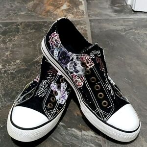 Ed Hardy Converse shoes